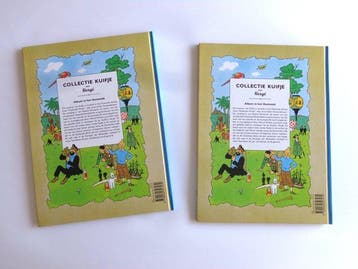 Tintin - L’ile Noire en Ostendais - 2 Albums - EO - 2007, Livres, BD
