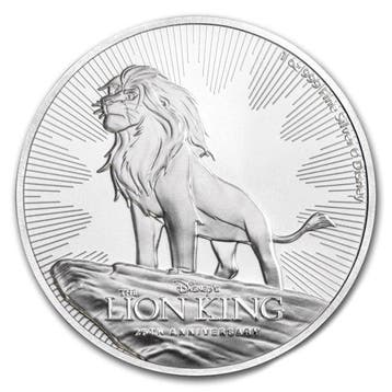 Niue. 2 Dollars 10 x 2019 1 oz $2 NZD Niue Disney Lion King