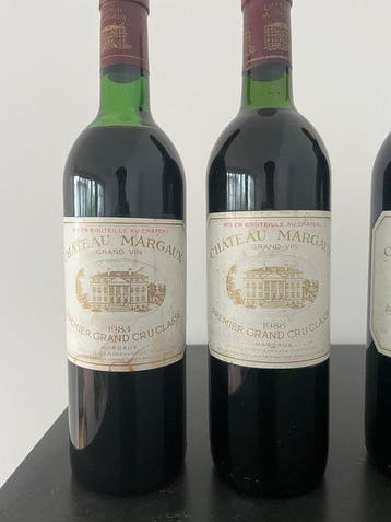 1986 x3, 1983 Chateau Margaux - Margaux 1er Grand Cru Classé, Verzamelen, Nieuw