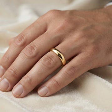 UnoAErre - Ring - 18 karaat Geel goud - Gemaakt in Italië -, Nieuw