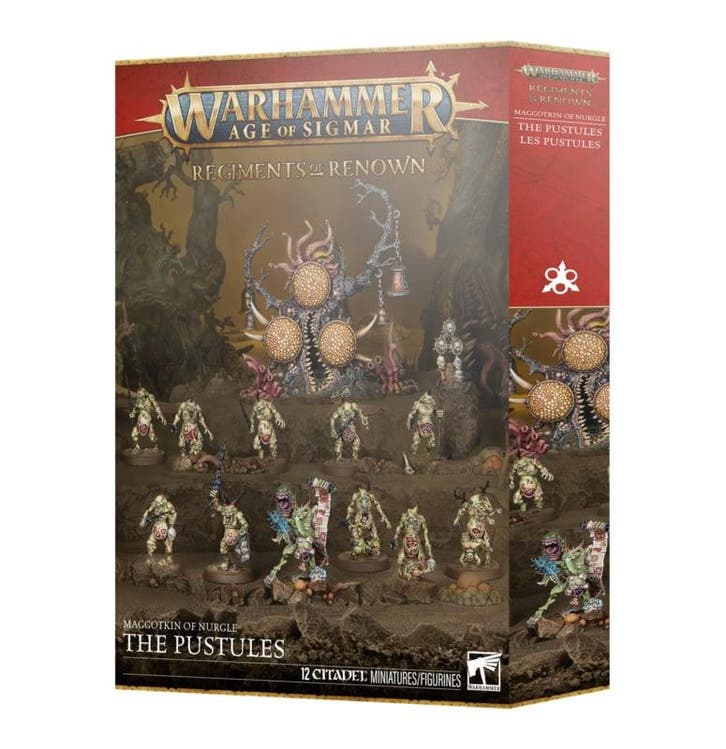Maggotkin of Nurgle The Pustules - Regiments of Renown, Hobby en Vrije tijd, Wargaming, Ophalen of Verzenden