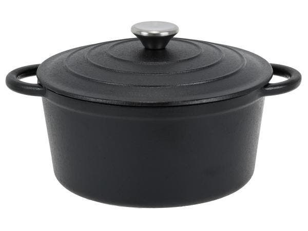 Veiling - KRISBERG Gietijzeren Braadpan– 4,2L – Ø24cm -, Huis en Inrichting, Keuken | Potten en Pannen, Nieuw