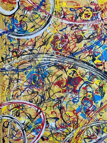 Favi Gales 130 x 200 cm - Laberinto de Líneas y Color