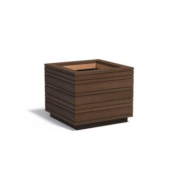 Bamboe plantenbak 100x100x85cm - Met bodem, Tuin en Terras, 100 cm of meer, Vierkant, Nieuw, 60 cm of meer