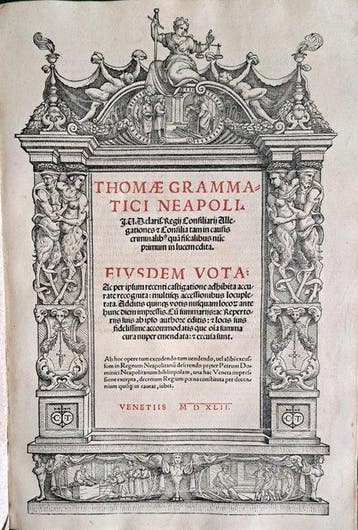Thomas GRAMMATICUS - Allegationes et Consilia - exceedingly