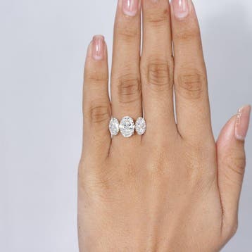 Verlovingsring - 14 karaat Geel goud - 5.02ct. tw. Diamant