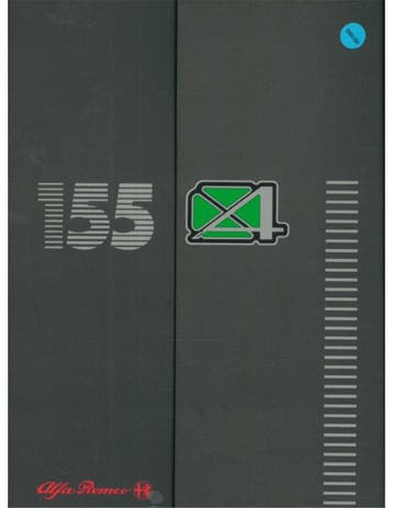 1992 ALFA ROMEO 155 Q4 PERSMAP ENGELS, Boeken, Ophalen of Verzenden, Nieuw