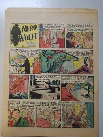 Nero Wolfe - 57 Krantenpaginas - 1956/1957, Boeken, Nieuw