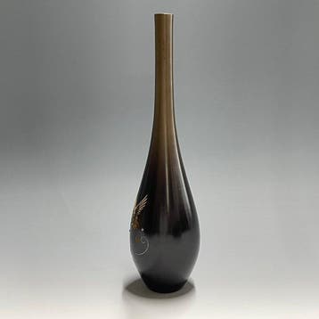 Eenbloemige vaas - Koper - Japan - Takaoka Copperware