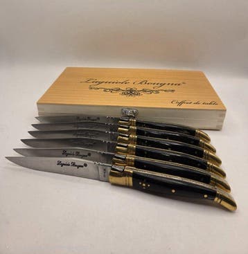Laguiole - Bougna - Ensemble de couteaux de table - Couteaux