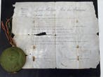 LOUIS PHILIPPE Roi des Français - Parchemin de dispense, Nieuw