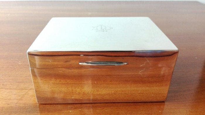 Sigarendoos - Zilver, Verzamelen, Rookartikelen, Aanstekers en Luciferdoosjes