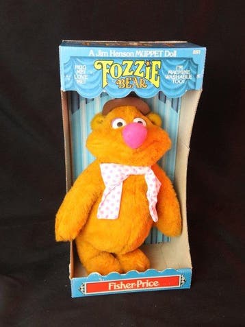 Fisher-Price - Poupée Fozzie Bear, Jim Henson - 1970-1980 -