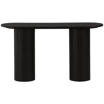 De Rebellenclub Pokka Sidetable - 130 X 40 Cm - Zwart -, Verzenden, Zo goed als nieuw, Hout, 60 cm of meer