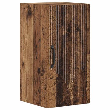 vidaXL Badkamer wandkast HOORN Oud hout 30 x 31 x 59 cm, Verzenden