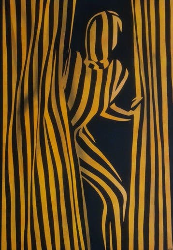 FÜR (1978) - The Curtain - XL Size - (We Spray) NOT a PRINT