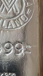 200 gram - Zilver .999 - Mario Villa Milano - Verzegeld en, Timbres & Monnaies, Métaux nobles & Lingots