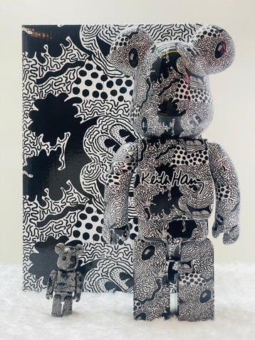 Keith Haring (1958-1990) - BE@RBRICK 400% & 100% Mickey