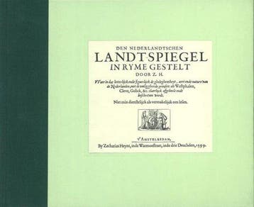 Nederlandtschen landt-spiegel in ryme gestelt 9789064696855, Verzenden, Gelezen, Zacharias Heyns
