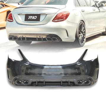Pare Chocs Arriere Pour Mercedes Classe C W205 4P 19- Look C, Verzenden