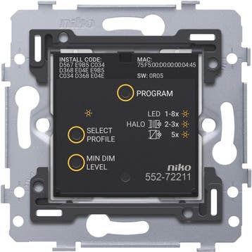 Niko Slimme Zigbee Dimmer Schakelaar 3-200W Twee-Draad -, Bricolage & Construction, Électricité & Câbles, Verzenden