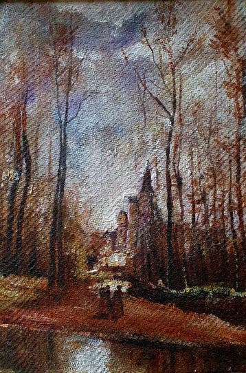 Degorce (XX) - Le chemin du village