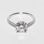 Sans prix de réserve - Bague de fiançailles - 18 carats Or, Handtassen en Accessoires, Antieke sieraden