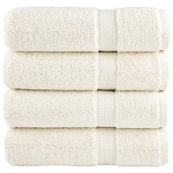 vidaXL Badhanddoeken SOLUND 4 st 600 g/m² 70x140 cm, Verzenden, Nieuw
