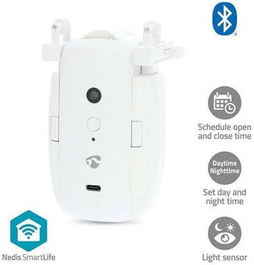 Nedis SmartLife Gordijnrobot – Voor U-rail – Bluetooth – 400, Huis en Inrichting, Verzenden, Nieuw
