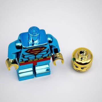 Lego Minifiguur - DC Comics - Chrome Blue Red Superman, Nieuw