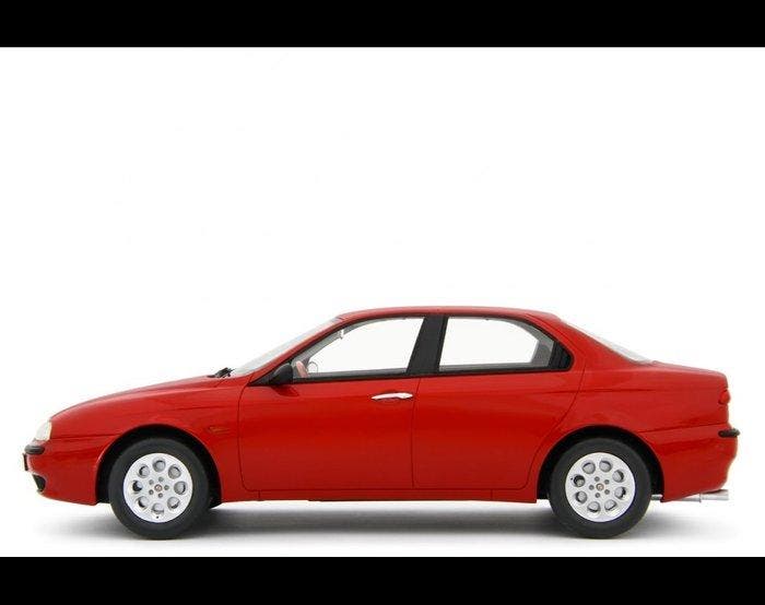 Laudoracing 1:18 - Model sedan - Alfa Romeo 156 Rosso Alfa, Hobby en Vrije tijd, Modelauto's | 1:5 tot 1:12