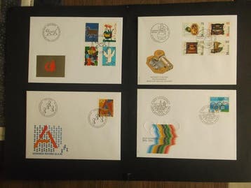 Zwitserland - 319 FDCs met een cataloguswaarde van minimaal, Gestempeld