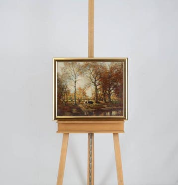 Cornelius Wouter Bouter (1888-1966) - Wadende koeien
