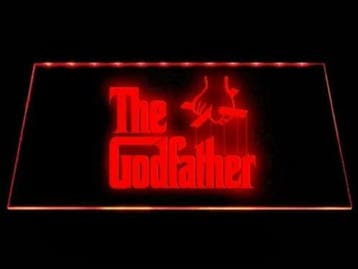 The Godfather neon bord lamp LED verlichting reclame lichtba, Verzenden