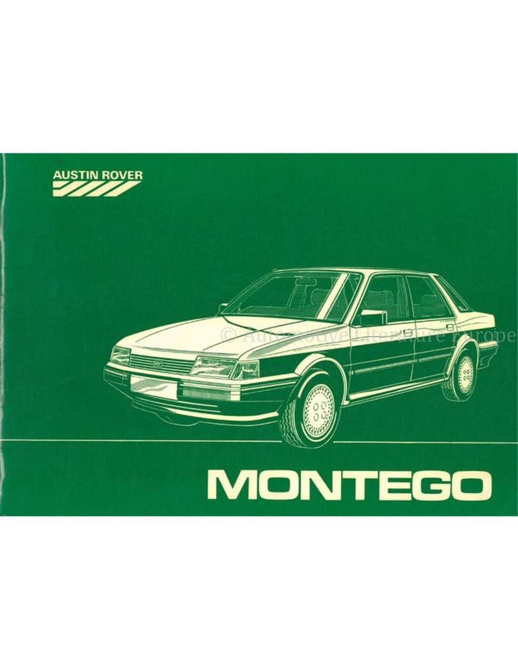 1984 AUSTIN MONTEGO INSTRUCTIEBOEKJE NEDERLANDS, Auto diversen, Handleidingen en Instructieboekjes