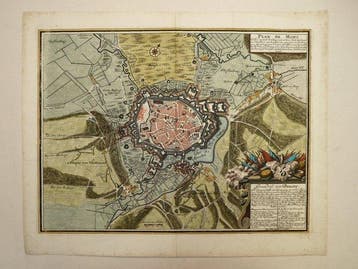 België - Mons / Bergen; J.F. Leopold - Plan de Mons Ville, Livres
