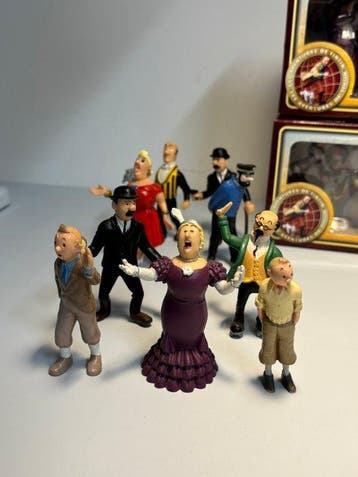 Les Aventures de Tintin - Ensemble de 16 figurines