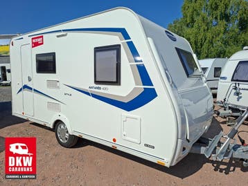 Caravelair Antares 420, Kachel, Tot en met 4, Frans bed