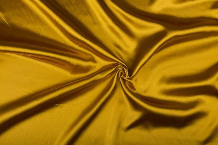 Polyester stof goud - Glanzende stof 50m op rol, Hobby en Vrije tijd, Stoffen en Lappen, Verzenden
