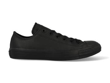 Converse All Stars Leather Laag 135253C Zwart, Nieuw, Zwart