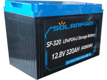 Solarfam 12 volt 320Ah lifepo4 accu