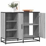 vidaXL Dressoir 92x35x76 cm bewerkt hout grijs sonoma, Maison & Meubles, Verzenden