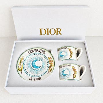 Dior - Koffie- en theeservies - La Lune - Porselein, Antiek en Kunst
