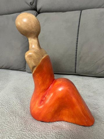 Beeld, Mujer - 29 cm - Terracotta - 1988, Antiek en Kunst