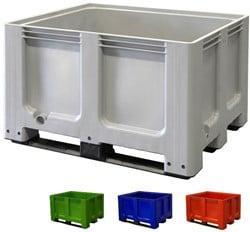 Plastiek Palletbox 120x100 Kuubskist, Opslagbak, Stapelbare, 100 cm of meer, Verzenden, 60 cm of meer, 50 cm of meer