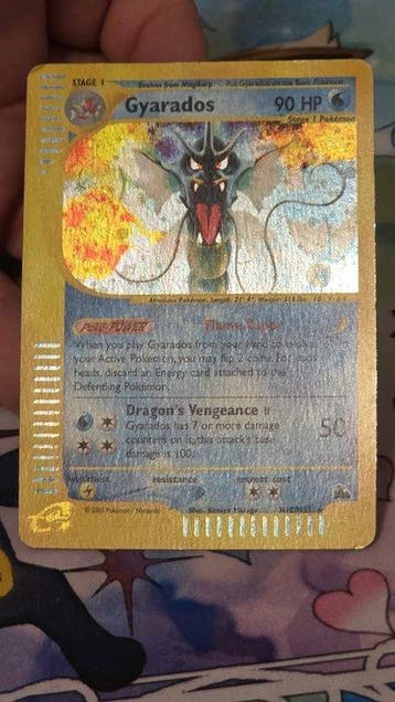 1 Card - Gyarados H10 Skyridge Holo, Nieuw