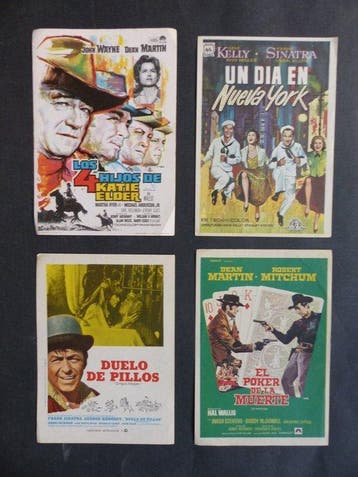 Anonymous - Lot of 200 Spanish Cinema Programs - Jaren 1940, Nieuw