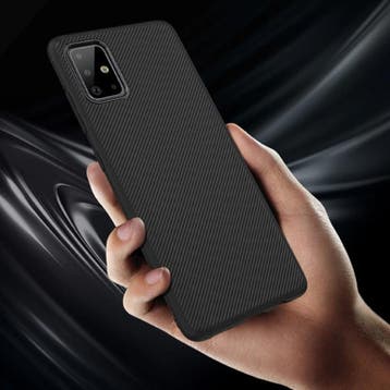 Samsung Galaxy S20 - Carbon Matte Case Cover Cas TPU Hoesje, Télécoms, Verzenden