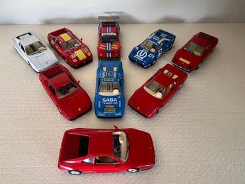 Bburago, Polistil 1:24 - Modelauto (9) - Ferrari 348, Hobby en Vrije tijd, Modelauto's | 1:5 tot 1:12, Nieuw
