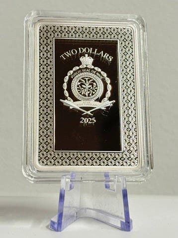 Niue. 2 Dollars 2025 - 1 oz Plata .999 - I Tarot Cards Ace